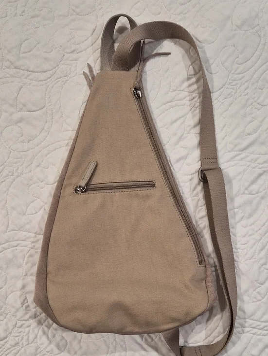 The Sak Taupe Suede Sling Belt Bag - Picture 2 of 8